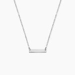 Collier Suzeanne Argent Blanc - Colliers fantaisie Femme | Marc Orian