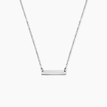 Collier Suzeanne Argent Blanc