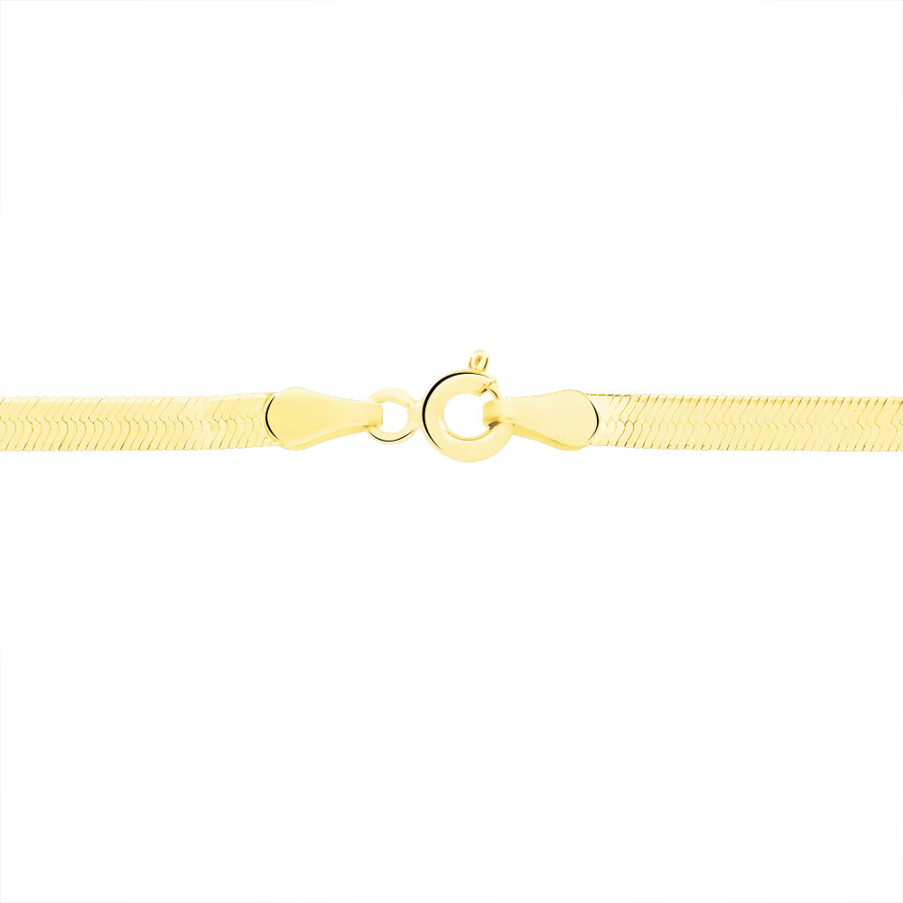 Collier Ivria Maille Heringbone Or Jaune - Chaines Femme | Marc Orian