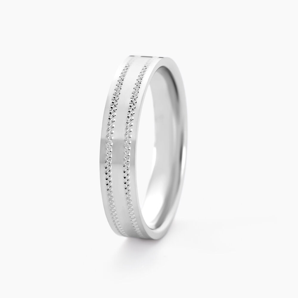 Alliance Apollon Or Blanc - Alliances duo Unisex | Marc Orian