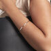 Bracelet Jonc Argent Blanc Djena Oxyde De Zirconium - Bracelets joncs Femme | Marc Orian