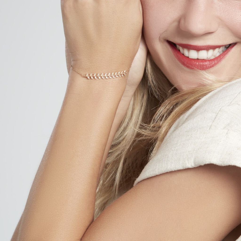 Bracelet Fabrizia Plaqué Or Jaune Oxyde De Zirconium - Bracelets chaînes Femme | Marc Orian