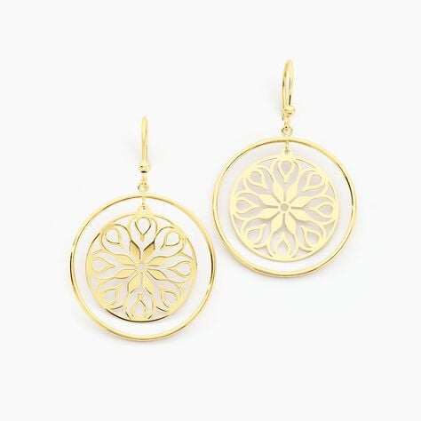Boucles D'oreilles Pendantes Rosamund Or Jaune - Pendantes Femme | Marc Orian