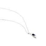 Collier Sagesse Or Blanc Saphir Et Diamant - Colliers avec pierres Femme | Marc Orian