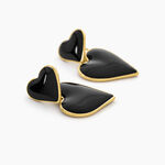 Boucles D'Oreilles Pendantes Ha&iuml;a Acier Dor&eacute; - Pendantes Femme | Marc Orian