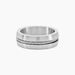 Bague Sam Acier Blanc - Bagues grosses Homme | Marc Orian