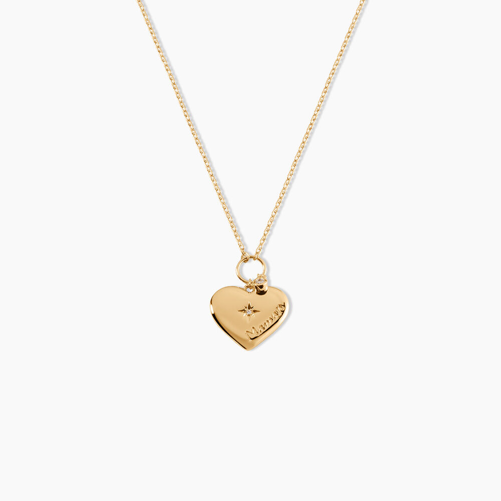 Collier Shima Plaque Or Jaune Oxyde De Zirconium - Colliers avec pierres Femme | Marc Orian
