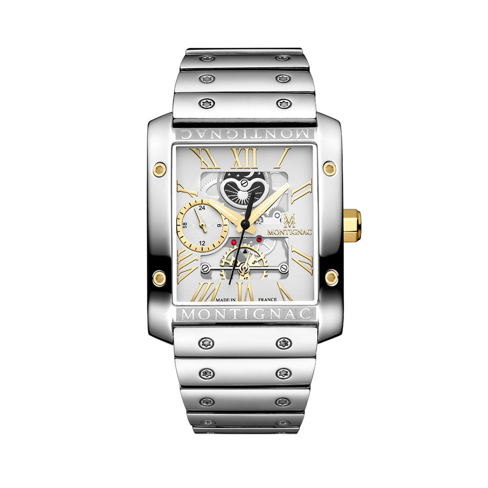 Montre Montignac Square Blanc - Montres &eacute;tanches Homme | Marc Orian