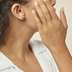 Boucles D'oreilles Puces Virgie Argent Rose - Puces Femme | Marc Orian