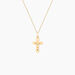 Pendentif Damian Croix Or Jaune - Pendentifs Famille | Marc Orian