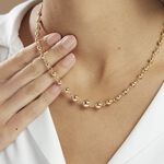 Collier Diona Diona Maille Boule Or Jaune - Chaines Femme | Marc Orian