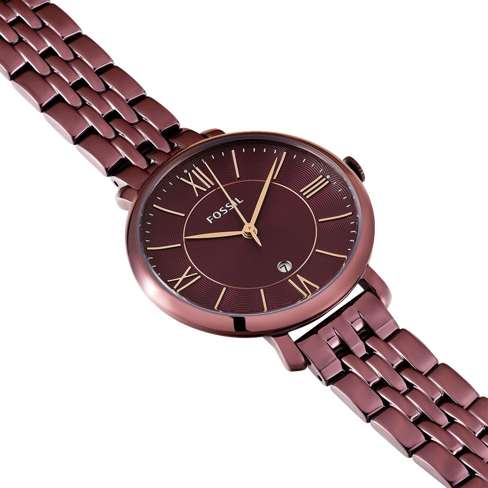 Montre fossil femme bordeaux clearance