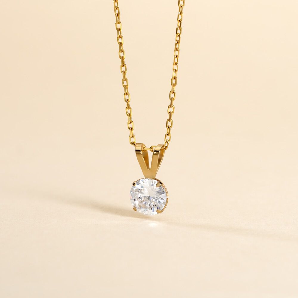 Pendentif Mabila Or Jaune Oxyde De Zirconium - Pendentifs Femme | Marc Orian