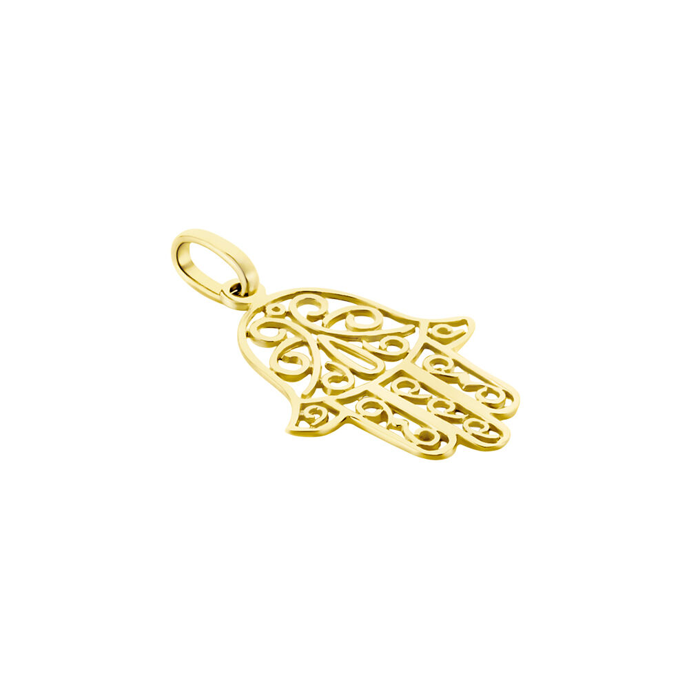 Pendentif Fatima Or Jaune - Pendentifs Famille | Marc Orian