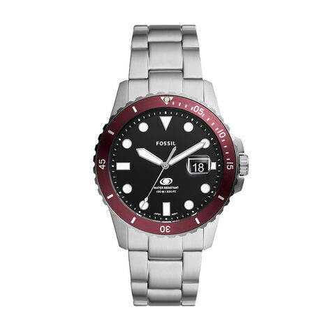 Montre Fossil blue Noir - Montres sport Homme | Marc Orian