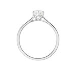 Bague Solitaire Athena Or Blanc Diamant - Parures de mariage Femme | Marc Orian