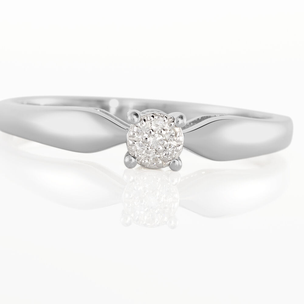 Bague Louisanna Or Blanc Diamant - Parures de mariage Femme | Marc Orian