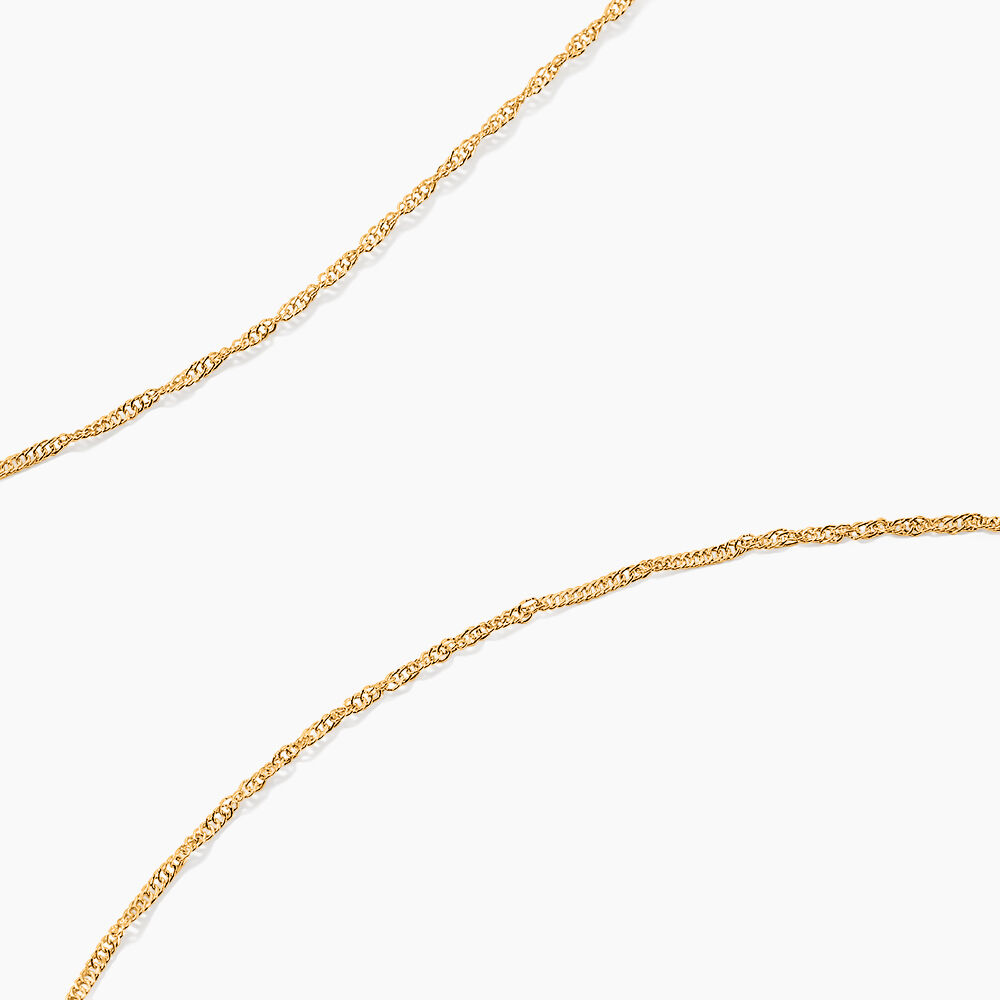 Cha&icirc;ne Imanie Maille Singapour Or Jaune - Chaines Femme | Marc Orian