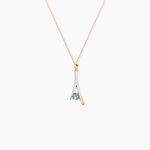 Collier Madli Or Bicolore Topaze - Colliers avec pierres Femme | Marc Orian