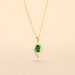Collier Emotion Or Jaune Emeraude Diamant - Colliers avec pierres Femme | Marc Orian