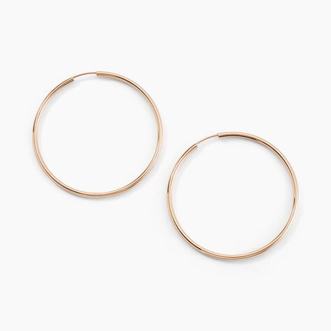 Cr&eacute;oles Valencina Or Rose - Cr&eacute;oles Femme | Marc Orian