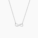 Collier Zelma Argent Blanc - Colliers fantaisie Femme | Marc Orian