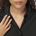 Collier Ti Amo Or Blanc Diamant - Colliers avec pierres Femme | Marc Orian