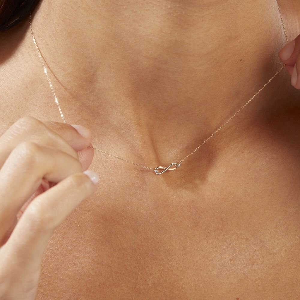 Collier Or Jaune Kistna Diamants - Colliers avec pierres Femme | Marc Orian