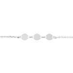 Bracelet Poenui Argent Blanc - Bracelets Medailles Femme | Marc Orian