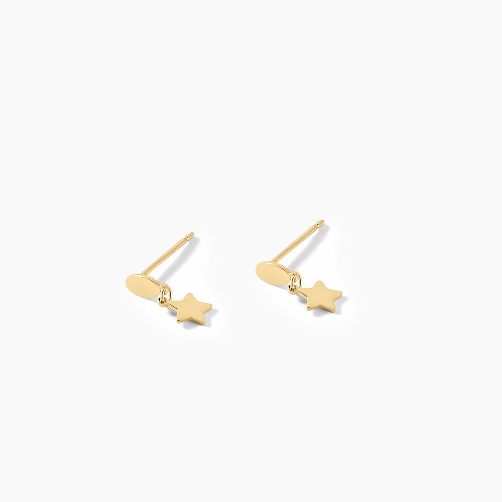 Boucles D'oreilles Pendantes Alphonsine Etoile Or Jaune - Pendantes Femme | Marc Orian