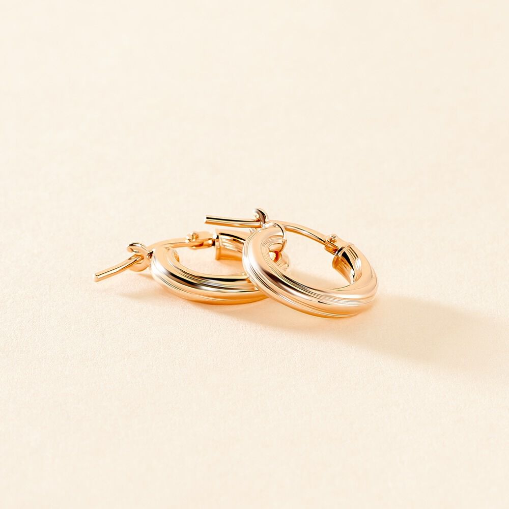 Créoles Maia Argent Rose - Créoles Femme | Marc Orian