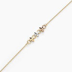 Bracelet Tricolore Or Jaune - Bracelets cha&icirc;nes Femme | Marc Orian