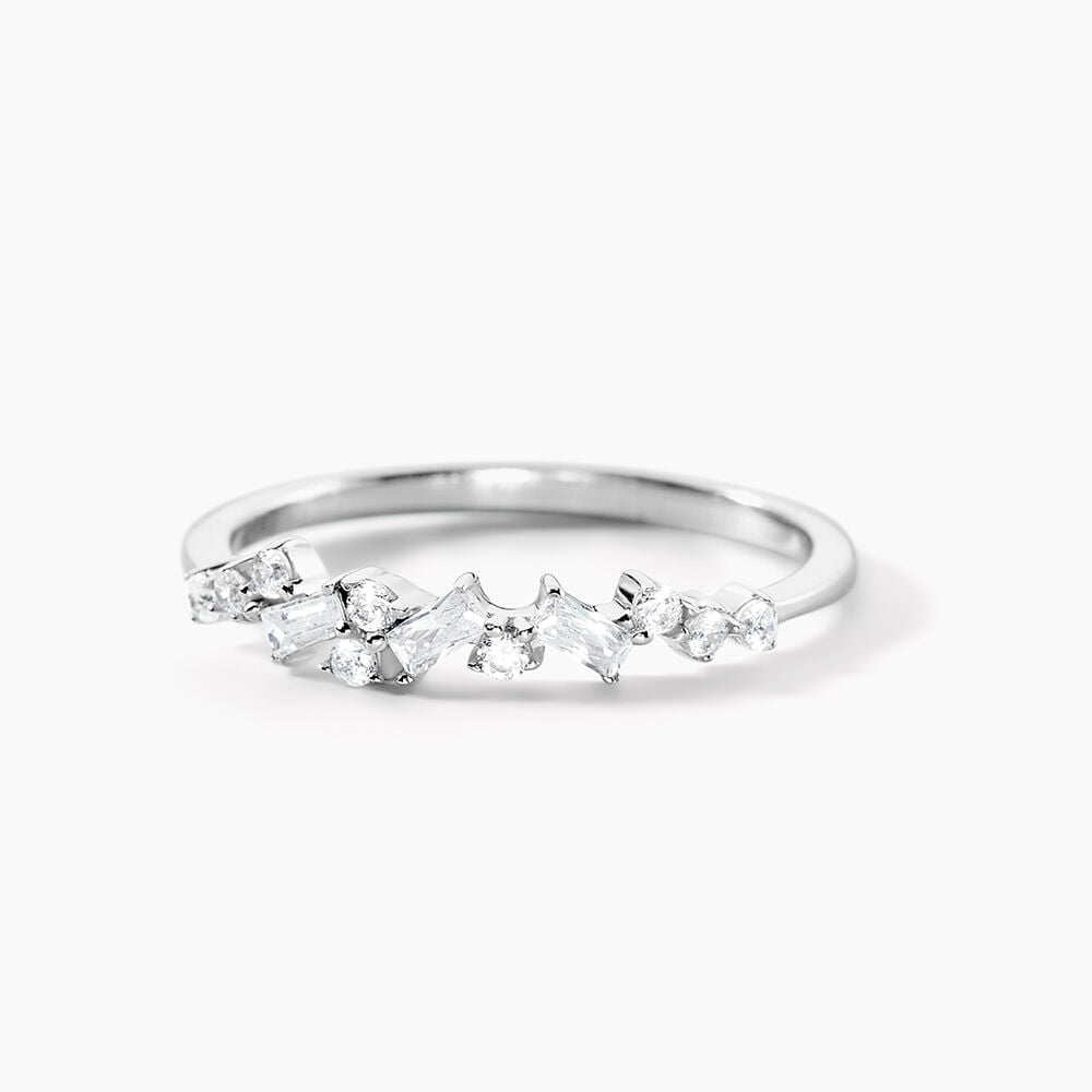 Bague Hermonia Argent Blanc Oxyde De Zirconium - Bijoux fantaisie Femme | Marc Orian