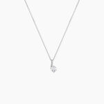 Collier Olly Or Blanc Oxyde De Zirconium - Colliers avec pierres Femme | Marc Orian