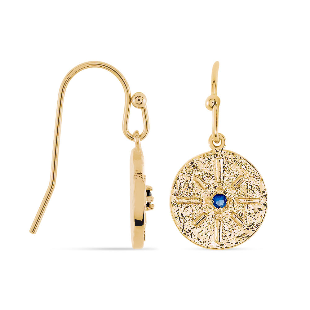 Boucles D'oreilles Pendantes Milia Plaqué Or Jaune Verre - Pendantes Femme | Marc Orian