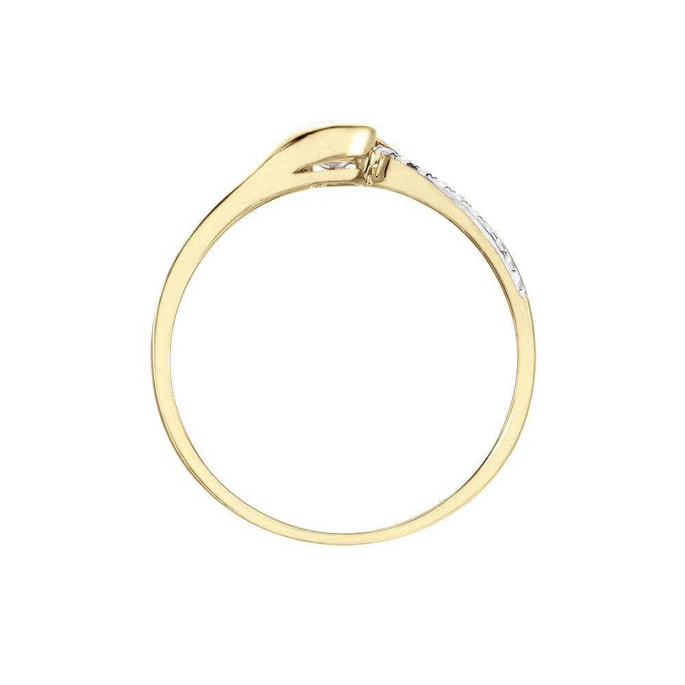 Bague Or Jaune Anja Am&eacute;thyste - Bagues pierres fines Femme | Marc Orian