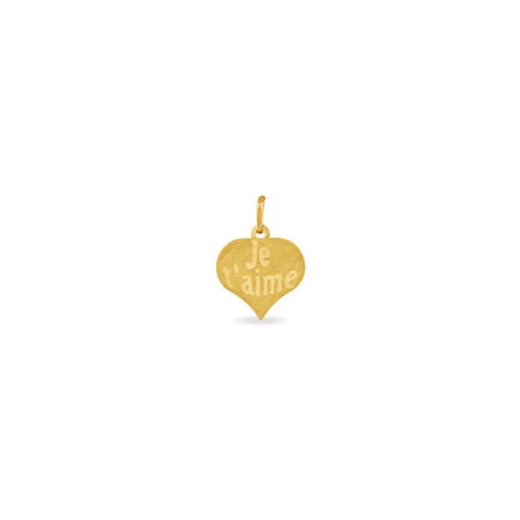 Pendentif Eudocie Coeur Message Or Jaune - Pendentifs Femme | Marc Orian