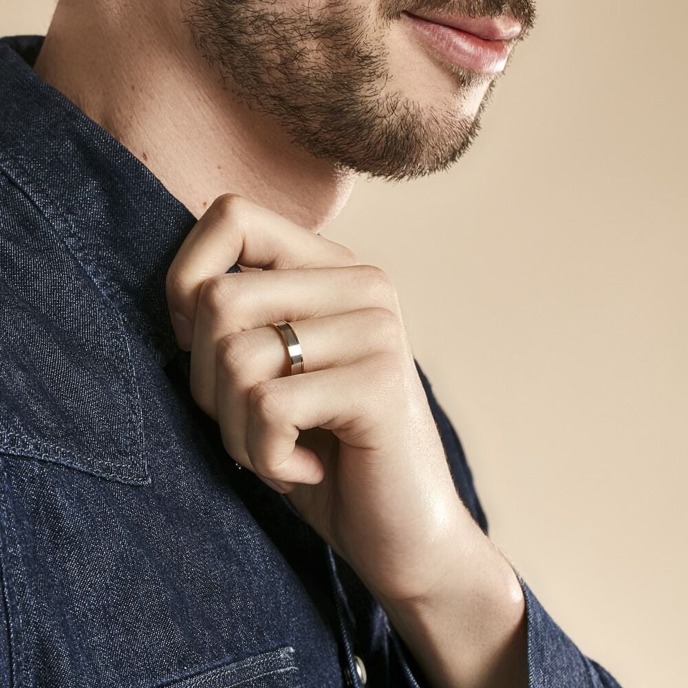 Alliance Darko Or Bicolore - Alliances duo Unisex | Marc Orian