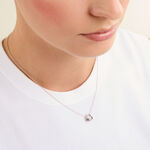 Collier Edna Argent Blanc Oxyde De Zirconium - Colliers avec pierres Femme | Marc Orian