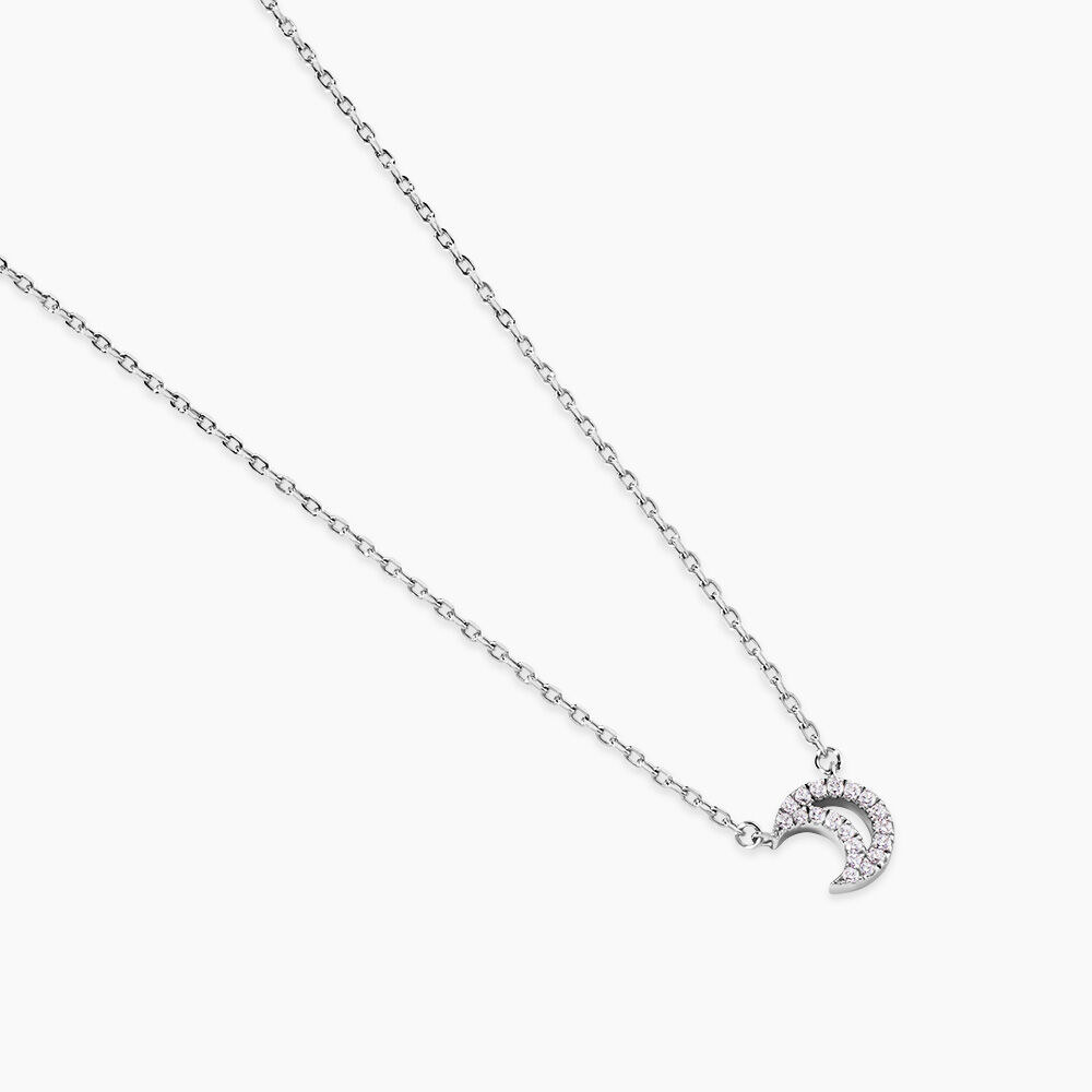 Collier Philine Argent Blanc Oxyde De Zirconium - Colliers avec pierres Femme | Marc Orian