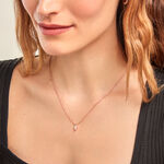 Collier Giulette Argent Rose Oxyde De Zirconium - Colliers avec pierres Femme | Marc Orian