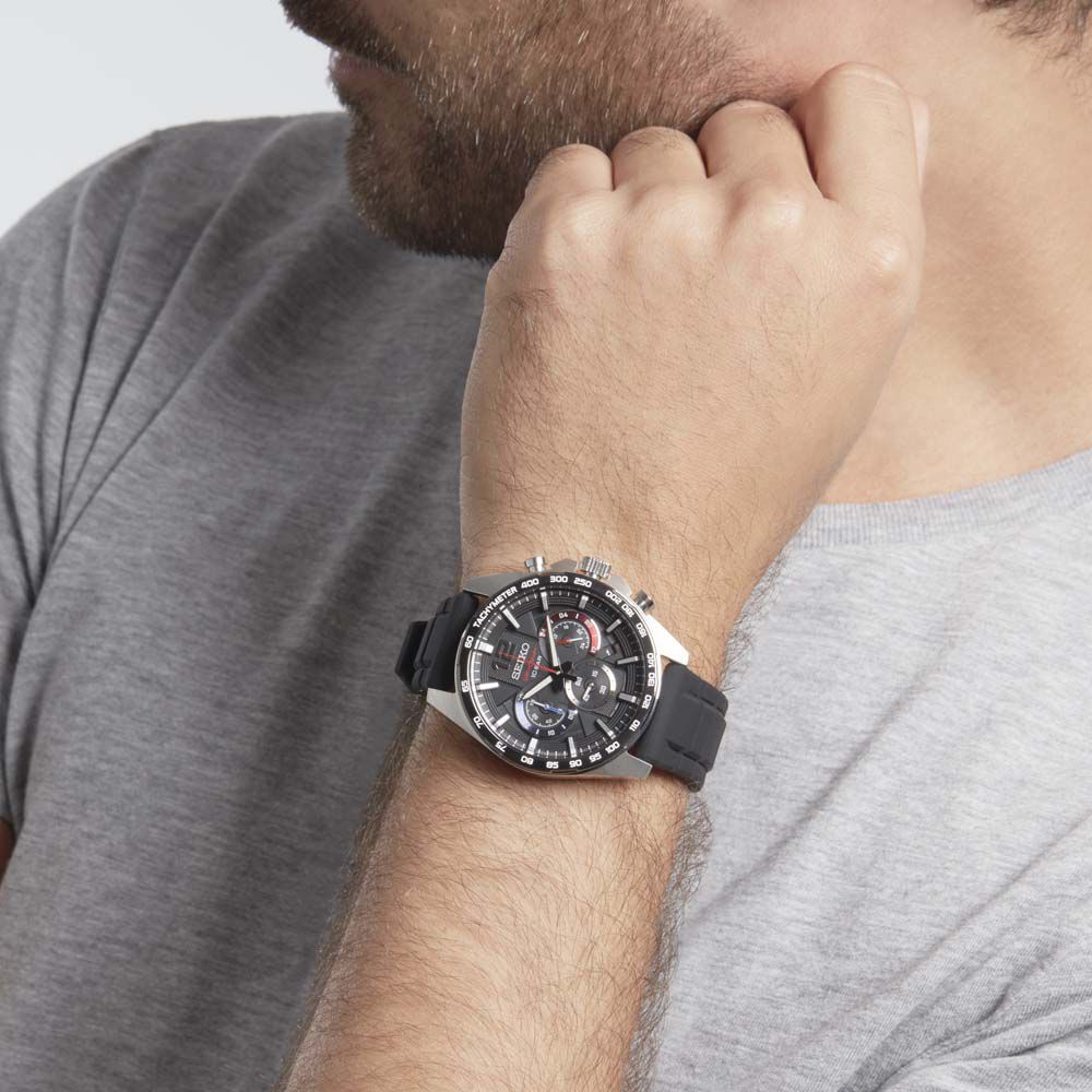 Montre Seiko Sport Noir - Montres étanches Homme | Marc Orian