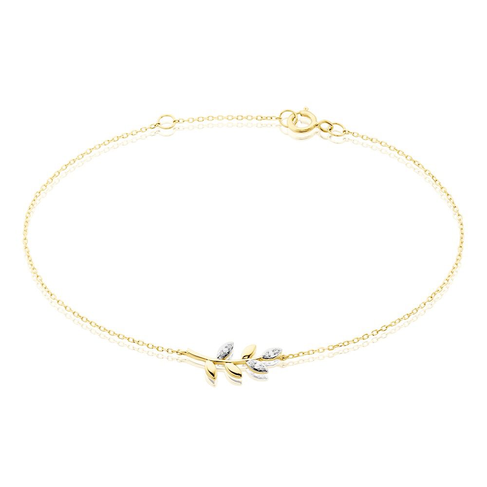 Bracelet Palmiro Or Jaune Diamant - Sélection Bohème Femme | Marc Orian