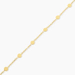 Bracelet Eva Acier Jaune - Bracelets Medailles Femme | Marc Orian