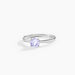 Bague Elyana Argent Blanc Oxyde De Zirconium - Solitaires Femme | Marc Orian