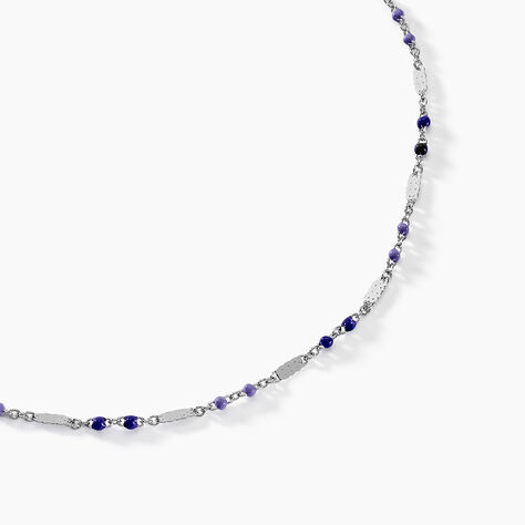Collier Myliane Argent Blanc - Colliers Femme | Marc Orian
