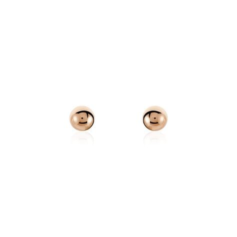 Boucles D'oreilles Puces Or Rose Fidelia - Puces Femme | Marc Orian