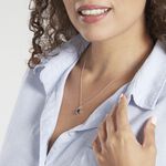 Pendentif Prudencia Or Blanc Saphir - Pendentifs Femme | Marc Orian