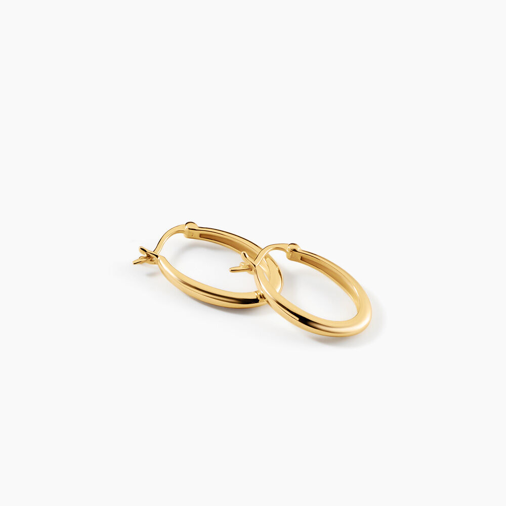 Cr&eacute;oles Beaumont Argent Dor&eacute; A L'Or 750/1000 - Cr&eacute;oles Femme | Marc Orian