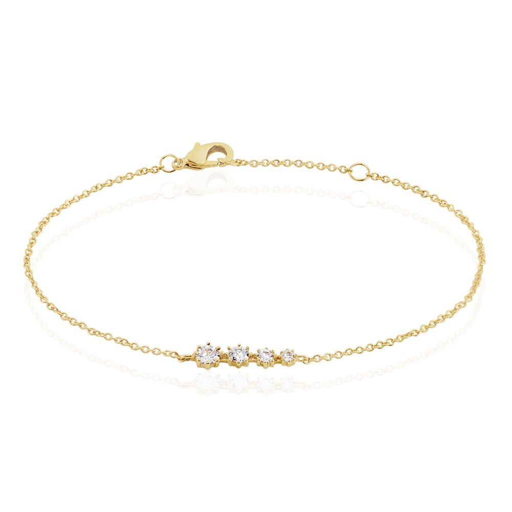 Bracelet Plaqué Or Boubou Oxydes De Zirconium - Bracelets chaînes Femme | Marc Orian